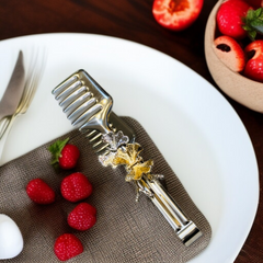 Butterfly Design Silver Tong-D3