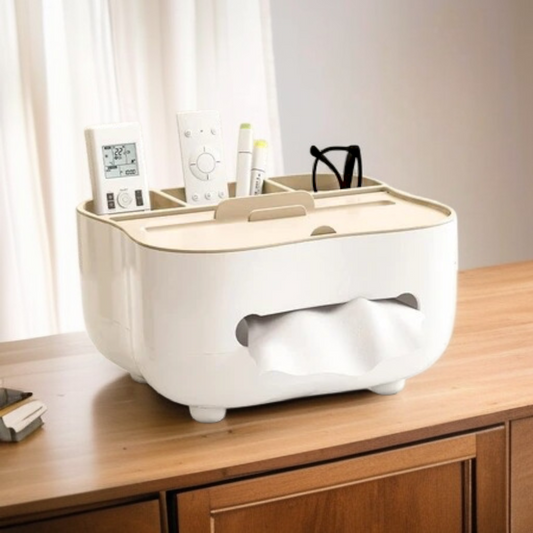 Multifunctional Napkin Storage Box-Offwhite