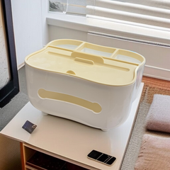 Multifunctional Napkin Storage Box-Offwhite
