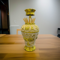 European Pop-up Toothpick Holder White Gold-L