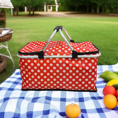 Foldable Insulated Picnic Basket-D3