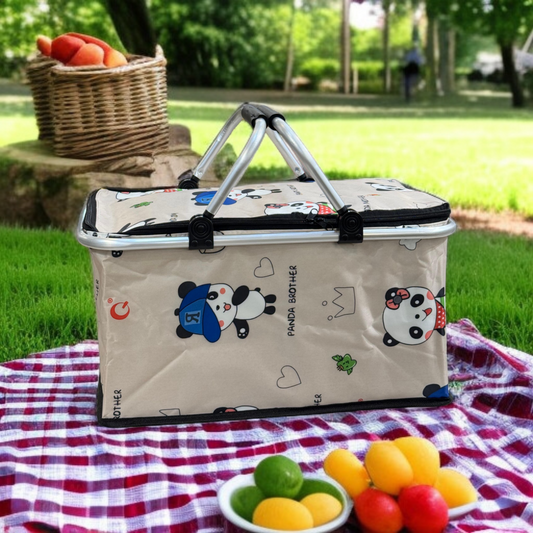 Foldable Insulated Picnic Basket-D2