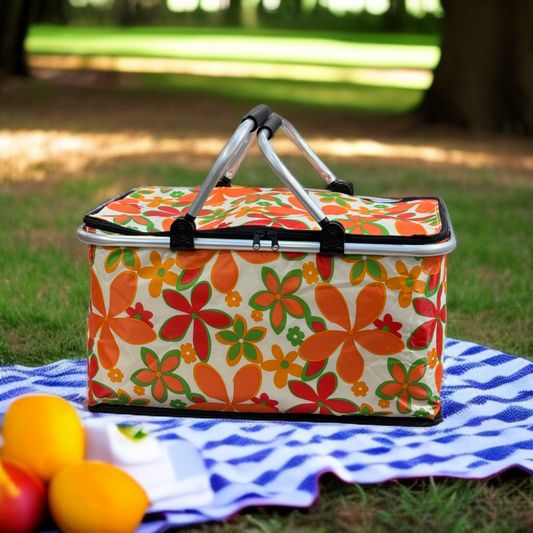 Foldable Insulated Picnic Basket-D7