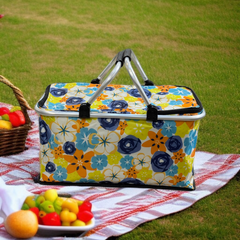 Foldable Insulated Picnic Basket-D5