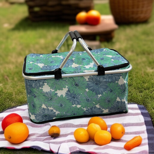 Foldable Insulated Picnic Basket-D6
