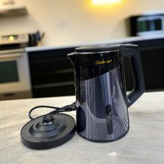 Stainless Steel Electric Kettle-Blue