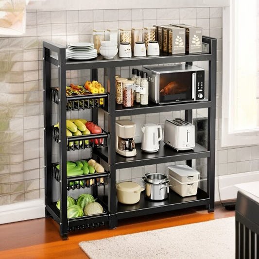 Premium Multifunctional Storage Rack Without Wheels