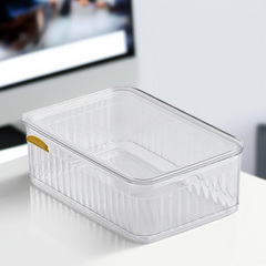 Acrylic Basket with Lid-Small