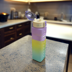 Rainbow Plastic Water Bottle Purple -900ML
