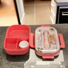 Ice Pack Lunch Box-Pink