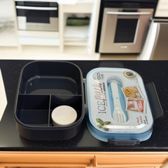 Ice Pack Lunch Box-Black