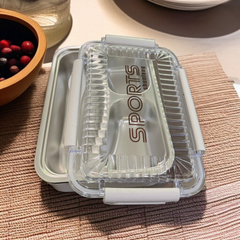 Sports Thermal Lunch Box-White