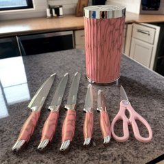 7-Piece Knife Set with Storage Box-D1