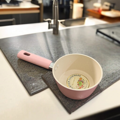 Marble Coating Sauce Pan Pink-12cm