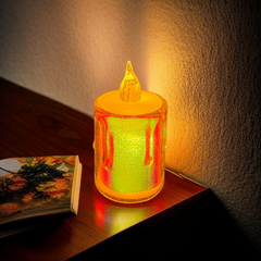 Cystal LED Shimmer Candle Small