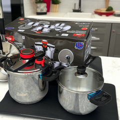 10 pcs Pressure Cooker & Cookware Set