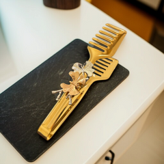 Butterfly Design Golden Tong-D1