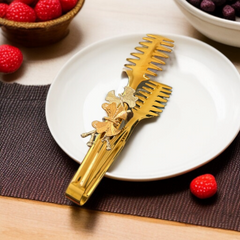 Butterfly Design Golden Tong-D3