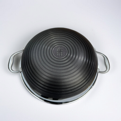 Double Handle Laser Coating Wok-34cm