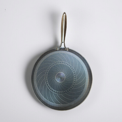 Laser Coating Deep Tawa with Handle-32cm