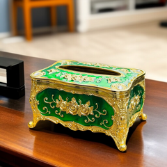Elegant Tissue Box Small-Green