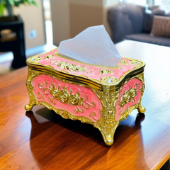 Elegant Tissue Box Small-Pink