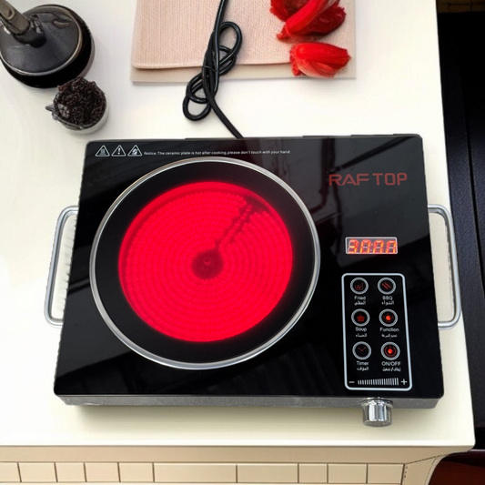 Raf Infrared Electric Stove-Black