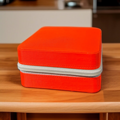 Mini Portable Travel Jewelry Case-Orange