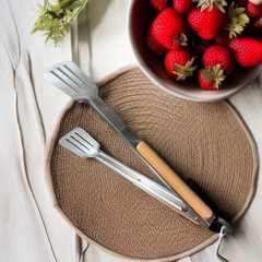 Wooden Handle Tong-M