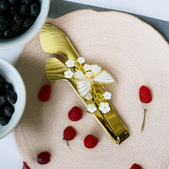Butterfly Design Golden Tong-D5