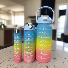 3 in 1 Travel Water Bottle