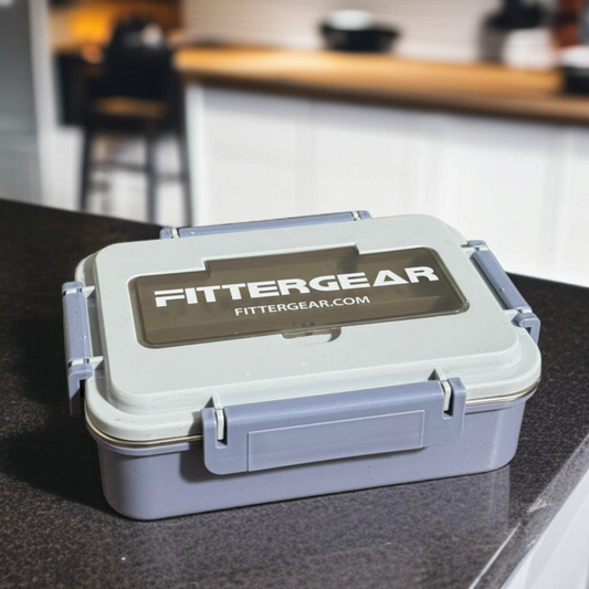 Fittergear 2 Compartment Lunchbox-Sky Blue