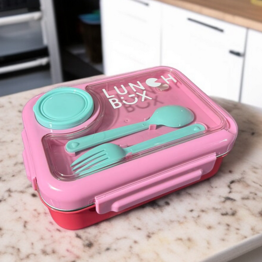 Insulated Bento Lunch Box-Pink