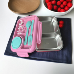 Insulated Bento Lunch Box-Pink