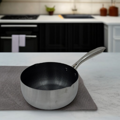 Stainless Steel Laser Coating Sauce Pan-20cm