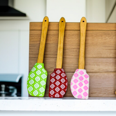 Wooden Handle Silicone Spatula-L