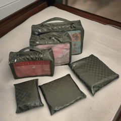 6 Pcs Waterproof Travel Storage Bag-Green