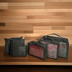 6 Pcs Waterproof Travel Storage Bag-Green