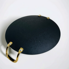 Double Handle Marble Tawa Pink-31cm