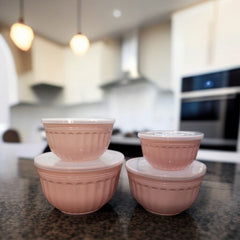 Bowl Set Gol 4PCS 8218-Pink