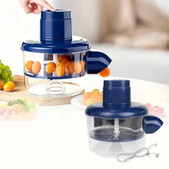 Rechargeable Electric Fruit Peeler-Blue D1