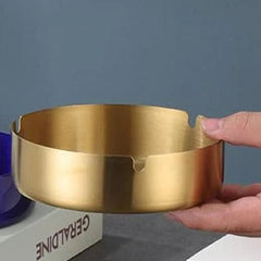 Round Stainless Steel Ash Tray-M
