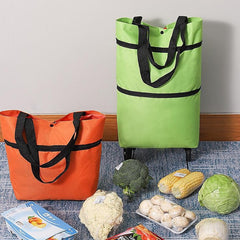Collapsible Oxford Bag With Wheels