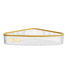 Wall Mounted Acrylic Bathroom Corner Shelf Organizer Shower