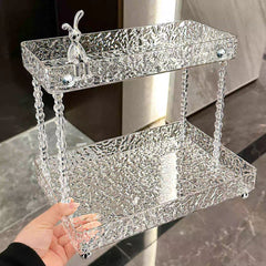 Acrylic 2 Layer Counter Organizer
