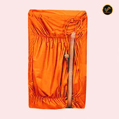 Washing Machine Cover With Pouch-Orange (for 12 to 16 KG)