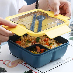 Bento Square Lunch Box-Yellow