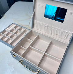Luxury Self Textured Jewelry Case