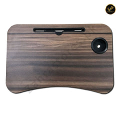 High Quality Portable Folding Laptop Table(Brown)