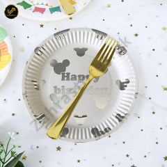 10 Pcs Birthday Cake Plates
